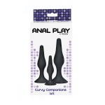 TOYJOY - Plug anal CURVY COMPANIONS 3 piÃšces Noir